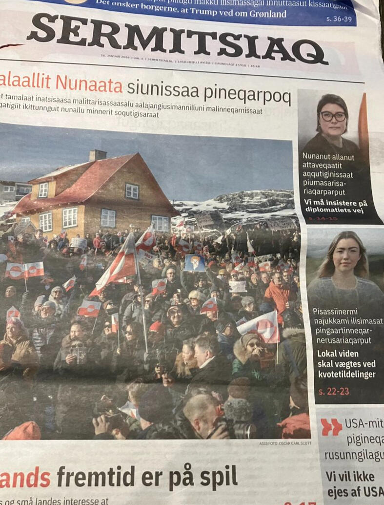Sermitsiaq is the main Greenlandic Newspaper
