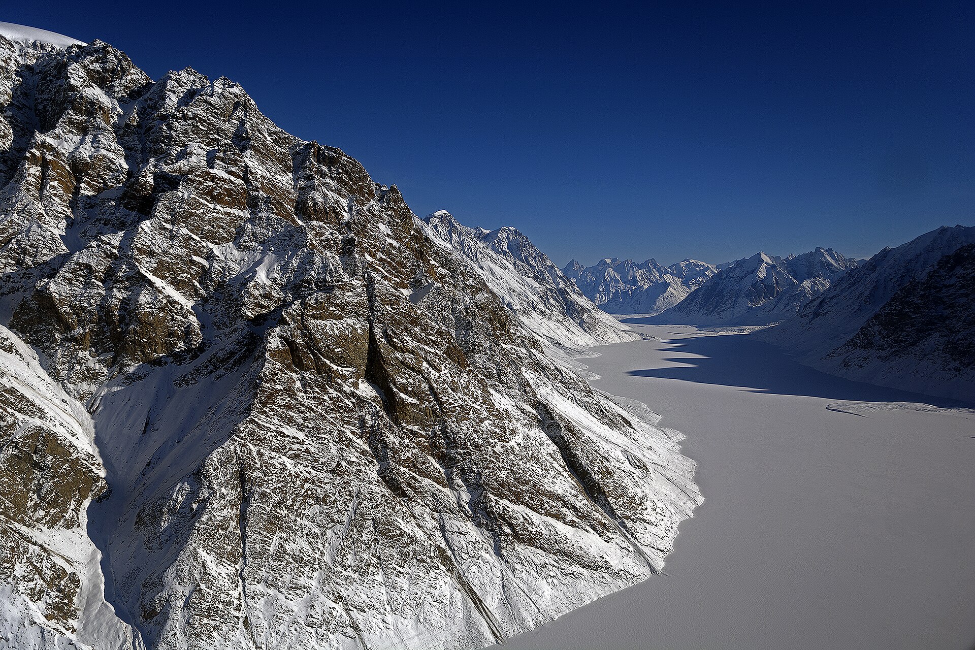 frozen fjord Greenland
