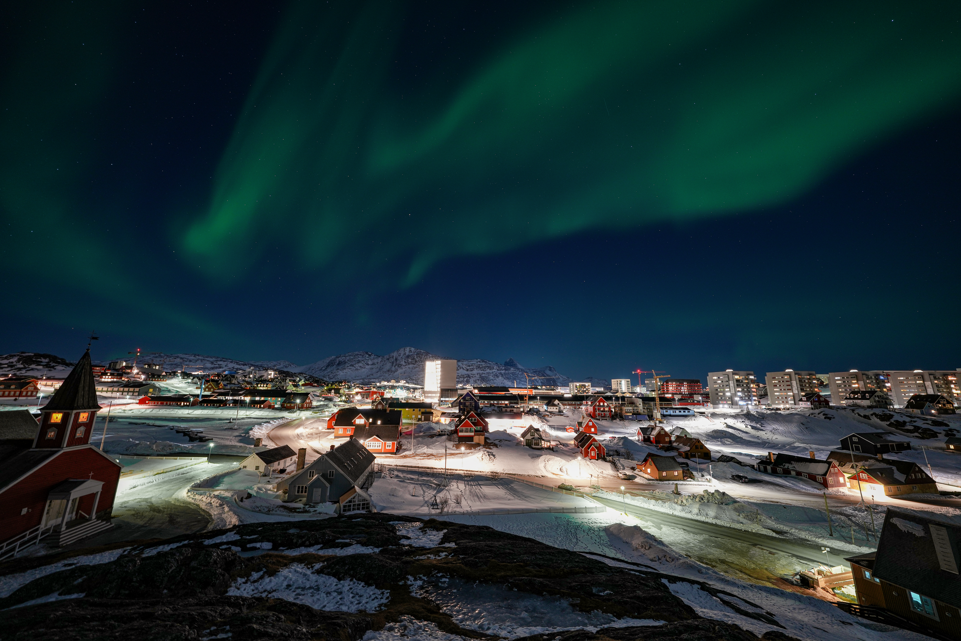 northern lights Greenland