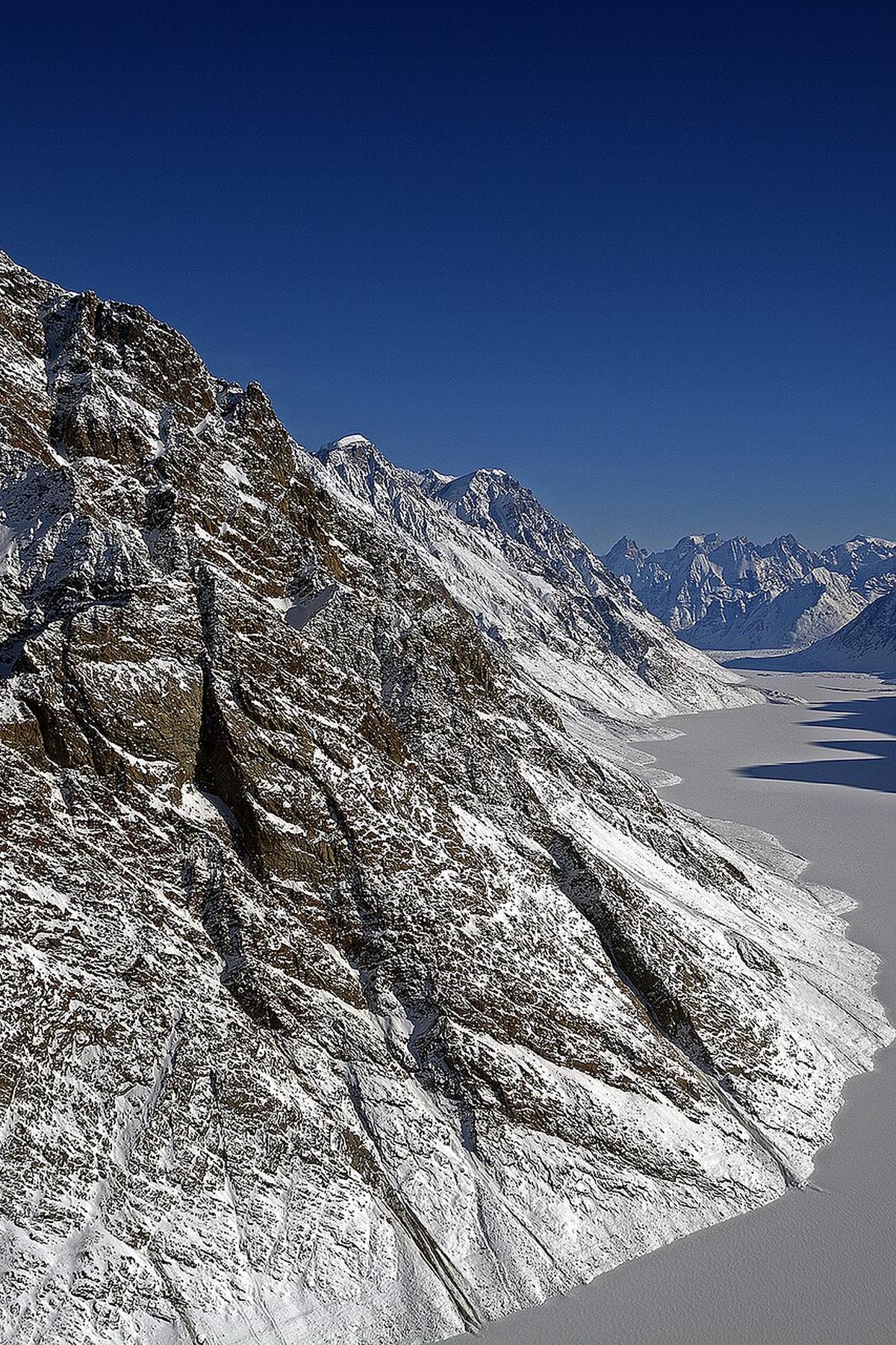 frozen fjord Greenland