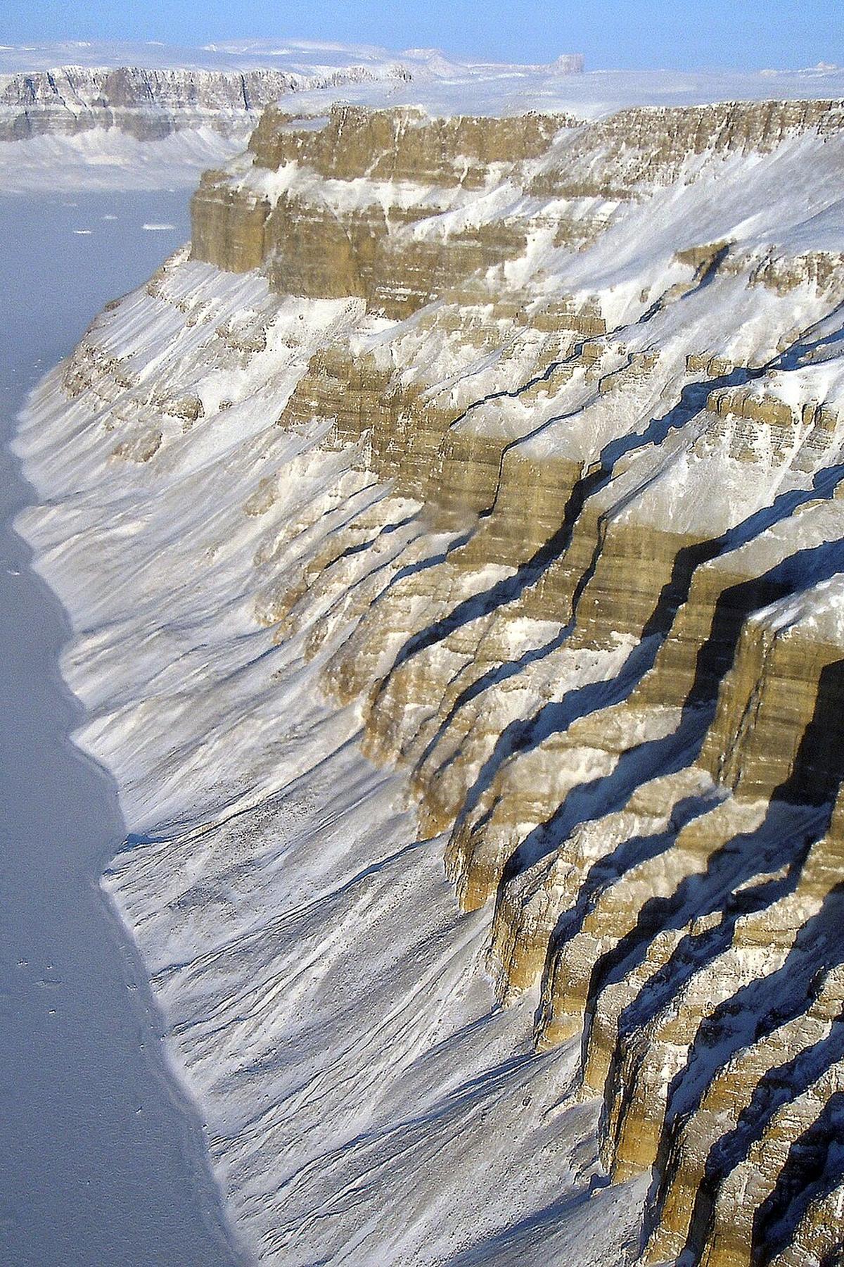 Greenland summer fjord