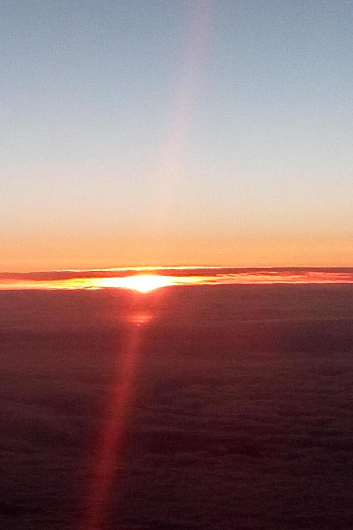 Greenland midnight sun
